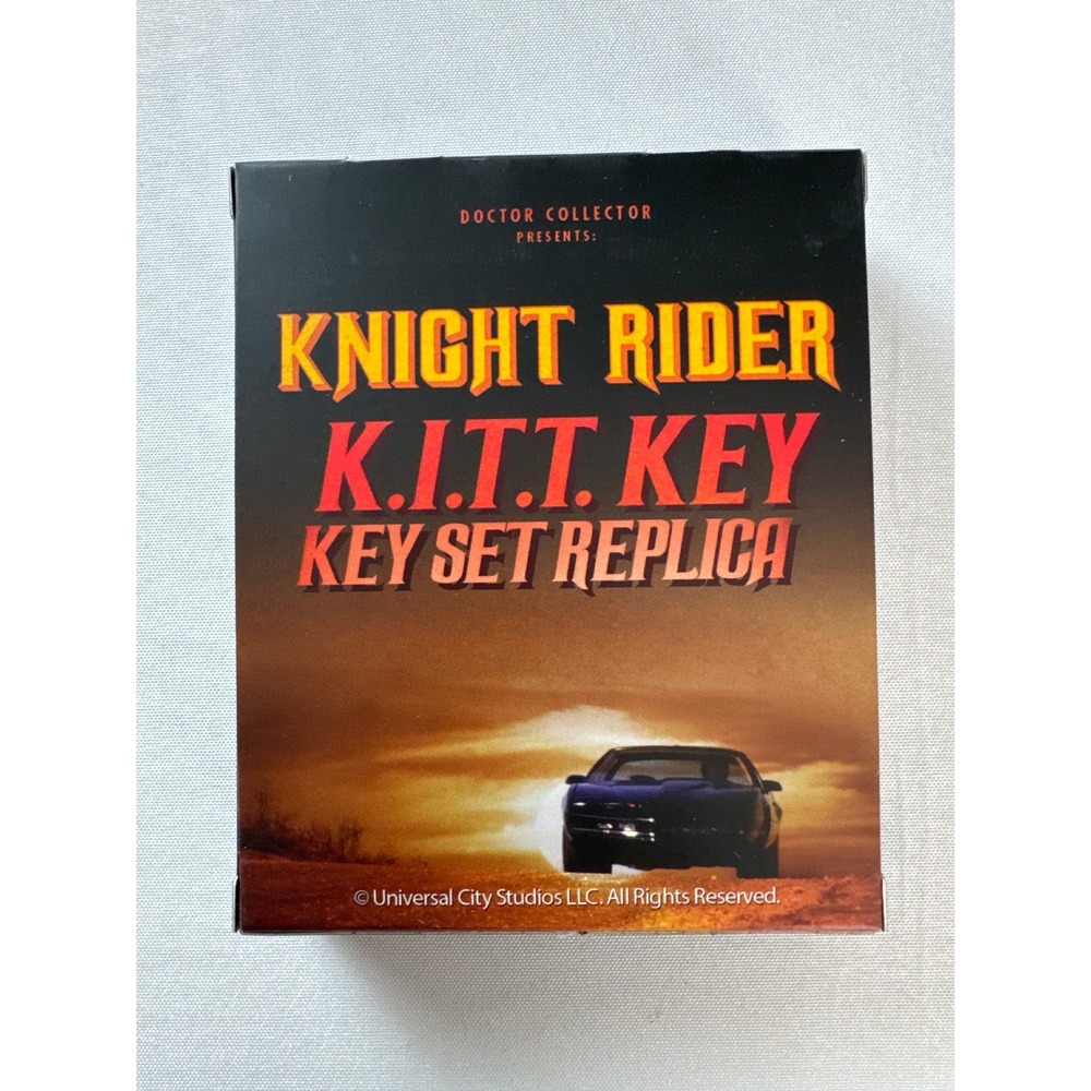 Knight Rider KITT Key Replica Doctor Collector DCKITT03 Keychain Open Box - Picture 5 of 12